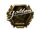 Sticker | Golden (Gold) | London 2018
