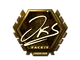 Sticker | jks (Gold) | London 2018