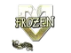 Sticker | frozen (Gold) | Paris 2023
