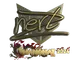 Sticker | NertZ (Gold) | Shanghai 2024