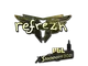 Sticker | refrezh (Gold) | Stockholm 2021