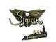 Sticker | sjuush (Gold) | Stockholm 2021