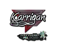 Sticker | karrigan (Glitter) | Antwerp 2022
