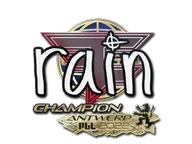 Sticker | rain (Champion) | Antwerp 2022
