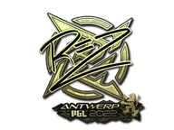 Sticker | REZ (Gold) | Antwerp 2022
