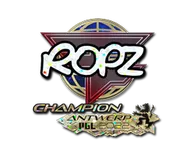 Sticker | ropz (Glitter, Champion) | Antwerp 2022