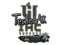 Sticker | Techno4K | Antwerp 2022