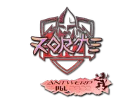 Sticker | zorte (Holo) | Antwerp 2022