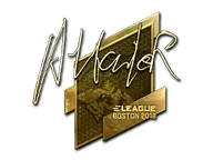 Sticker | Attacker (Gold) | Boston 2018