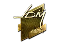 Sticker | jdm64 (Gold) | Boston 2018