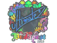 Sticker | ultimate (Holo) | Budapest 2025