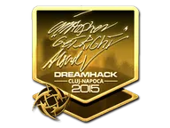 Sticker | GeT_RiGhT (Gold) | Cluj-Napoca 2015