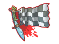 Sticker | Checkered Kukri
