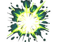 Sticker | Boom Epicenter (Glitter)