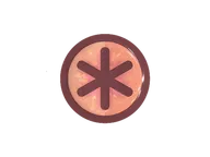 Sticker | Assterisk (Glitter)