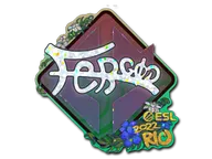 Sticker | fer (Glitter) | Rio 2022