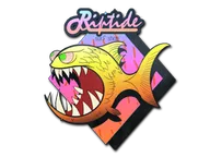 Sticker | Yellow Jaggyfish