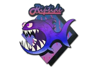 Sticker | Purple Jaggyfish