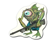 Sticker | Green Cyclawps