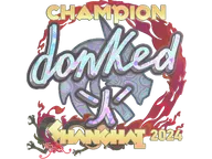 Sticker | donk (Holo, Champion) | Shanghai 2024