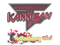 Sticker | karrigan (Glitter) | Shanghai 2024