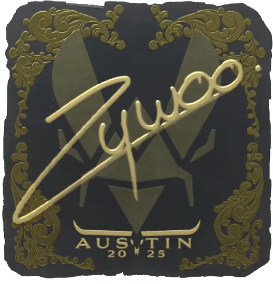 Sticker | ZywOo (Gold) | Austin 2025 — แลกเปลี่ยนสกิน CS:GO/CS2 กับ CS ...