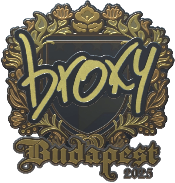 สติกเกอร์ | broky (ทอง) | Budapest 2025 — แลกเปลี่ยนสกิน CS:GO/CS2 กับ ...