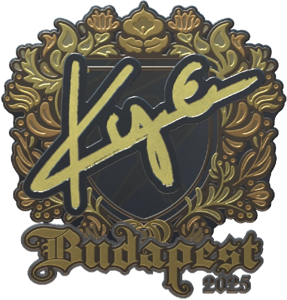 Sticker | kye (Gold) | Budapest 2025 — Trade CS:GO/CS2 skins on CS.MONEY