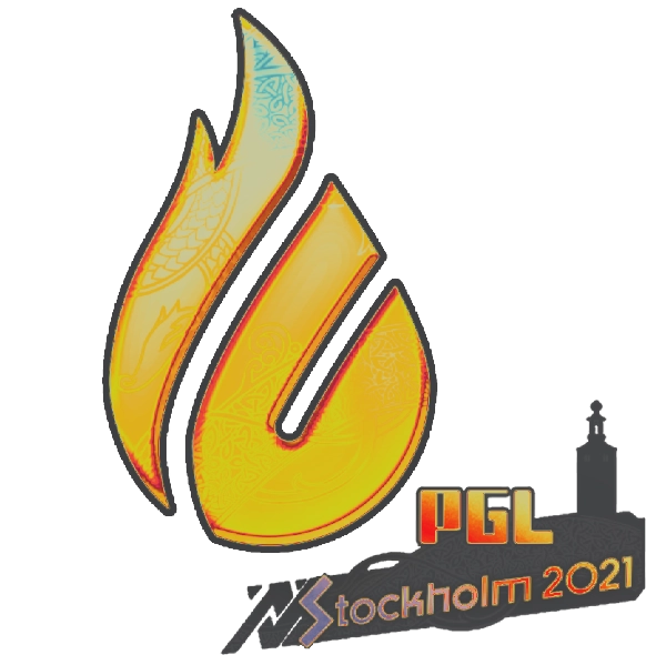 Samolepka | Copenhagen Flames (holografická) | PGL Stockholm 2021 ...