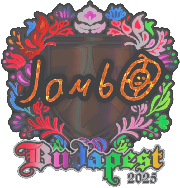 Наклейка | jambo (голографическая) | Будапешт-2025 — Cкины CS:GO/CS2 на ...