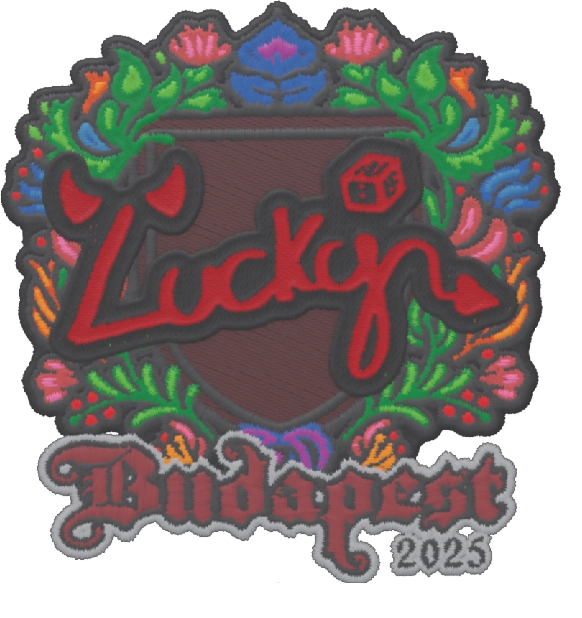 Sticker | Lucky (Embroidered) | Budapest 2025 — Trade CS:GO/CS2 skins ...