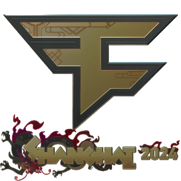 Наклейка | FaZe Clan (золотая) | Шанхай-2024 — Cкины CS:GO/CS2 на CS.MONEY