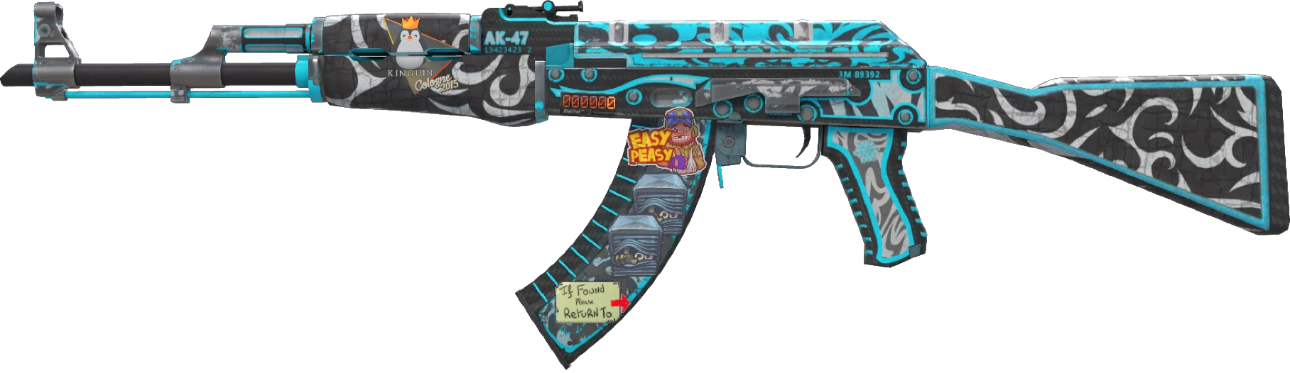 StatTrak™ AK-47 | Снежный вихрь (Закалённое в боях) — Cкины CS:GO
