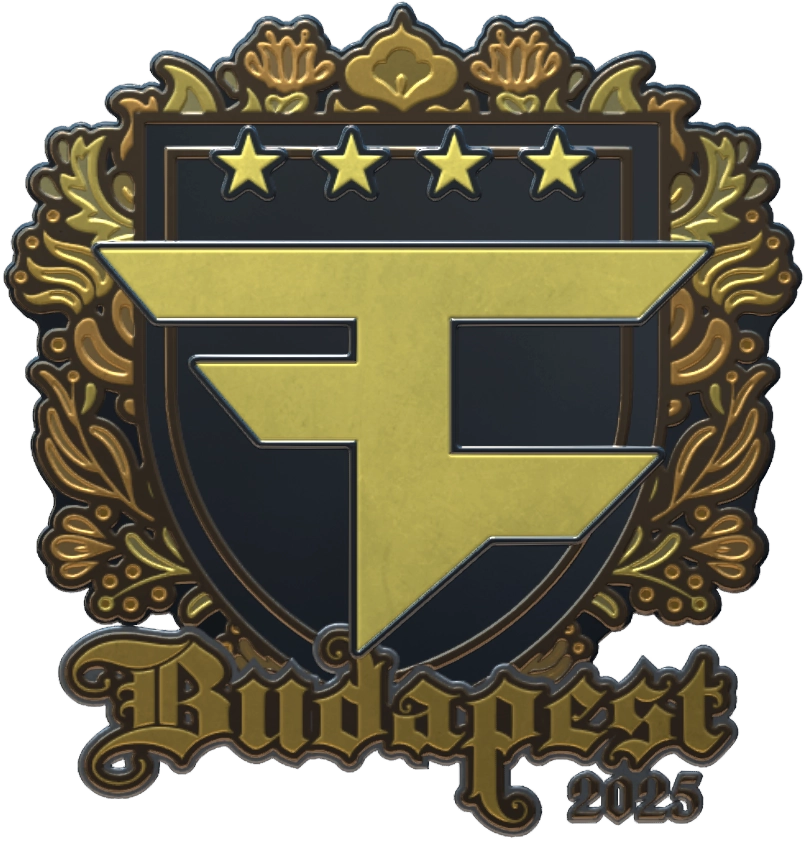 Pegatina | FaZe Clan (dorada) | Budapest 2025 — Intercambia skins de CS ...