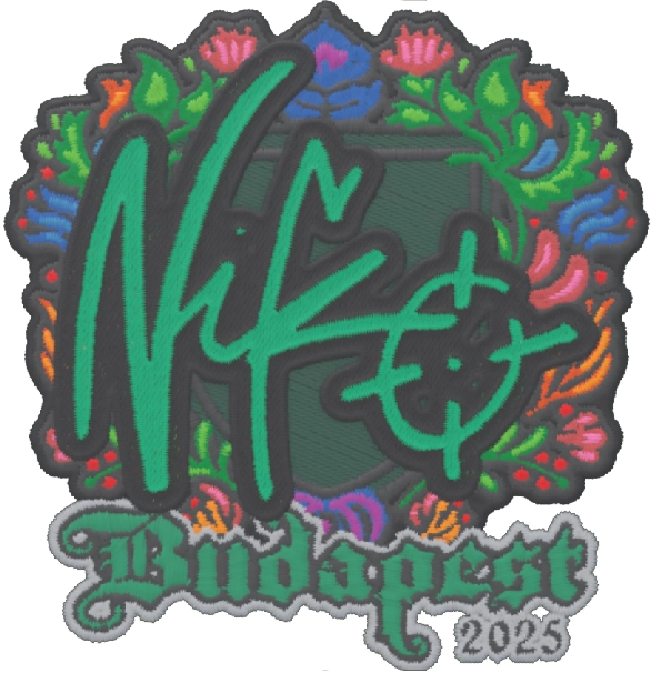 Sticker | NiKo (Embroidered) | Budapest 2025 — Échangez des skins CS:GO ...