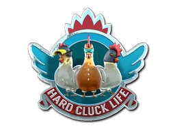 Sticker | Hard Cluck Life (Foil)