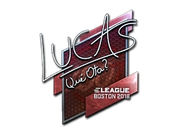 Sticker | LUCAS1 (Foil) | Boston 2018