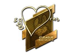Sticker | seang@res (Gold) | Boston 2018