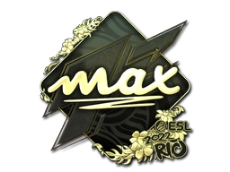 Sticker | max (Gold) | Rio 2022 — CS:GO/CS2 Wiki by CS.MONEY