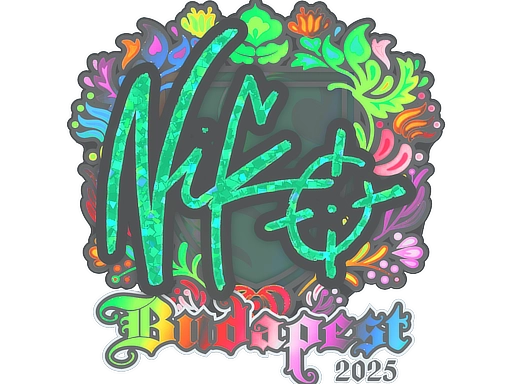 Sticker | NiKo (Holo) | Budapest 2025 — CS:GO/CS2 Wiki by CS.MONEY