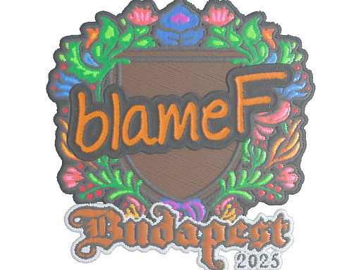 Sticker | blameF (Embroidered) | Budapest 2025