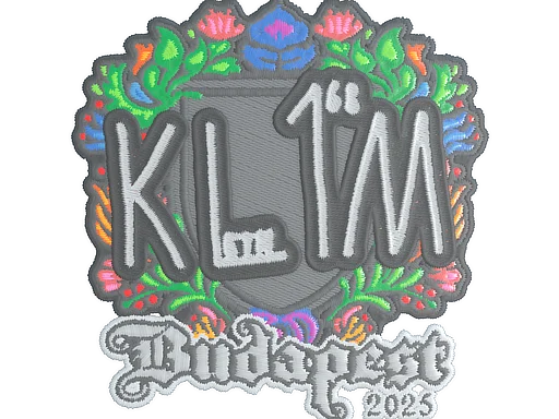 Sticker | kl1m (Embroidered) | Budapest 2025