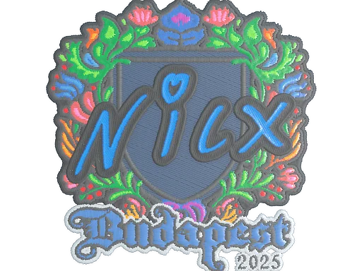 Sticker | nicx (Embroidered) | Budapest 2025
