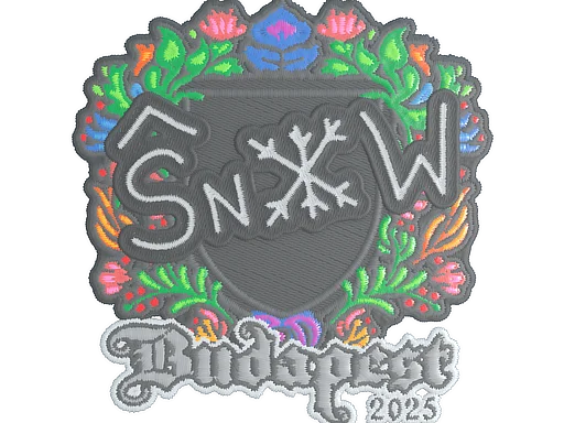 Sticker | snow (Embroidered) | Budapest 2025