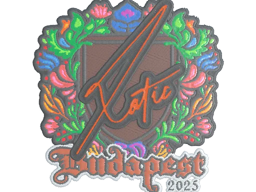 Sticker | XotiC (Embroidered) | Budapest 2025