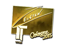 Наклейка | Ex6TenZ (золотая) | Кёльн 2015