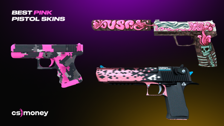 best pink pistol skins usp glock deagle csgo