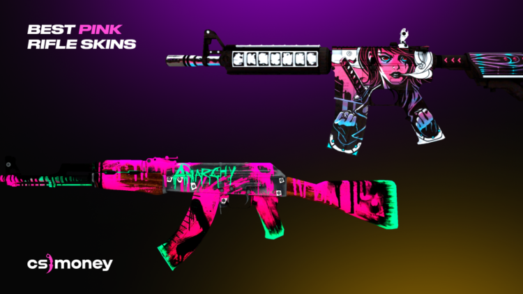 best pink ak and m4 skins in csgo