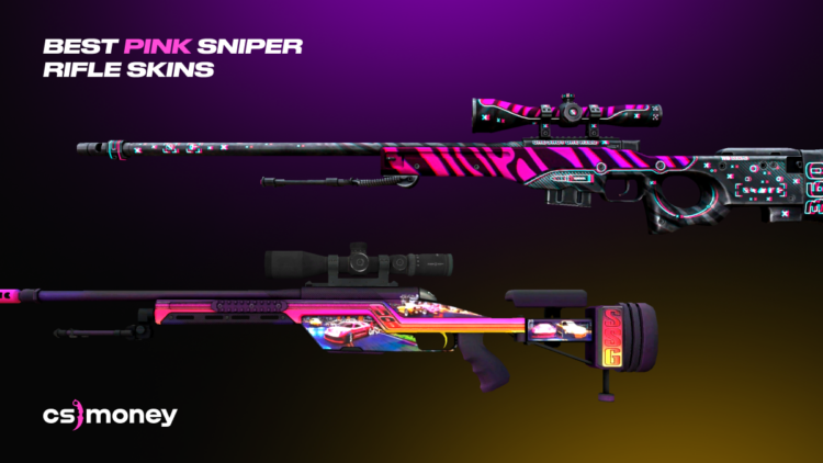 best pink sniper rifle skins in csgo awp and ssg 08