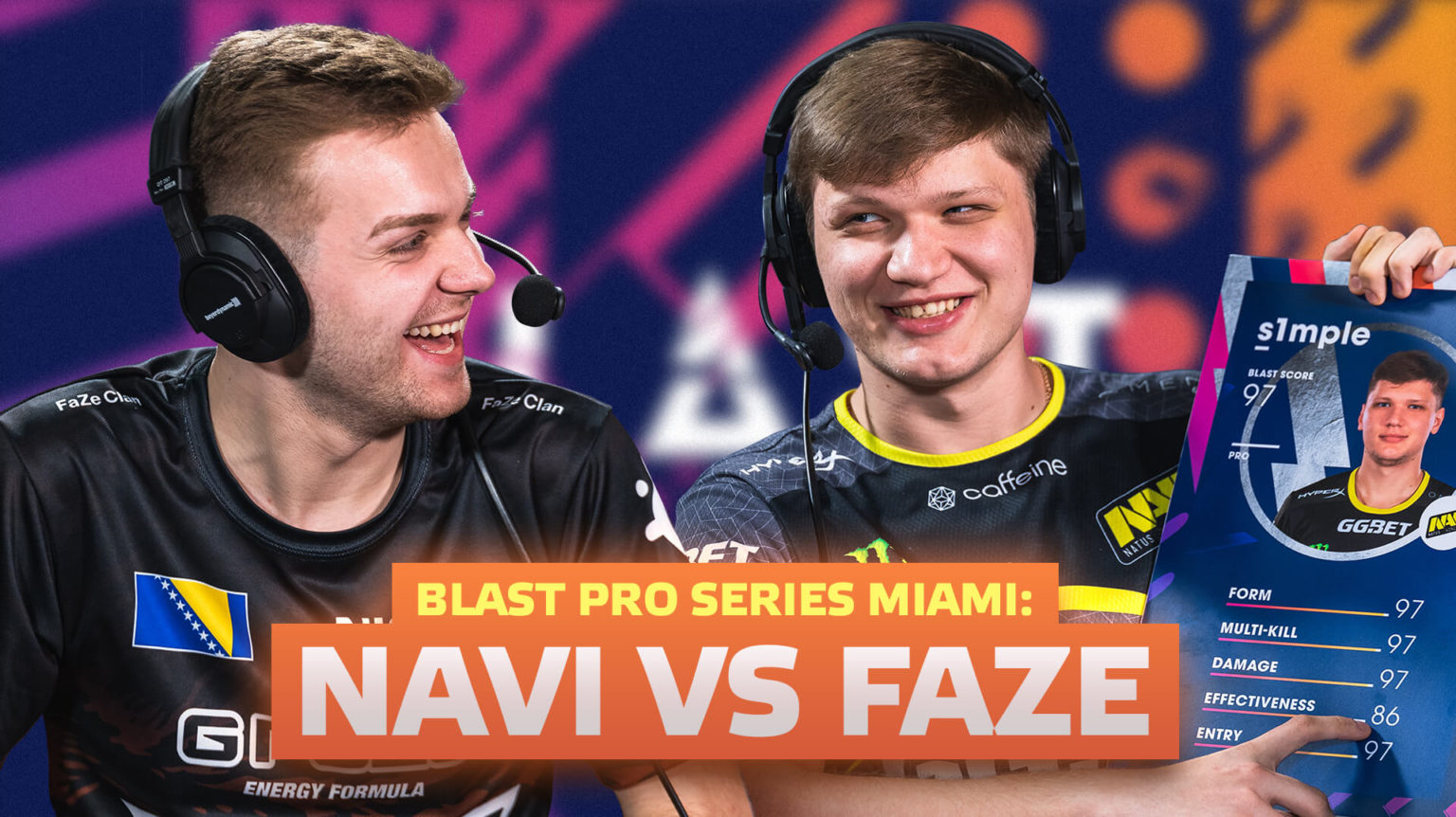 Natus vincere faze clan. Navi vs FAZE. Ведущая КС го Бласт. Blast Player Cards. Blast Players.